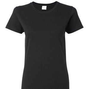 Gildan women's Black T-shirts